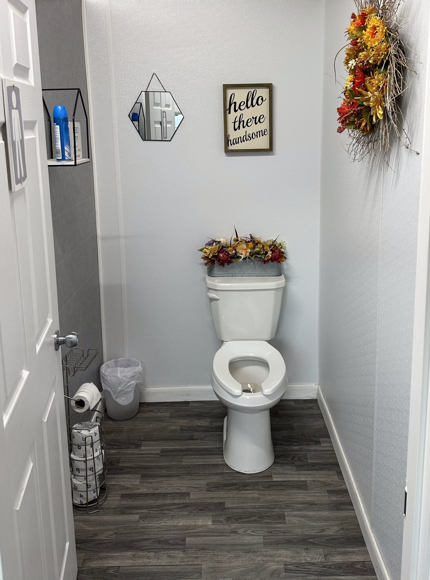 Comfortable restroom facilities