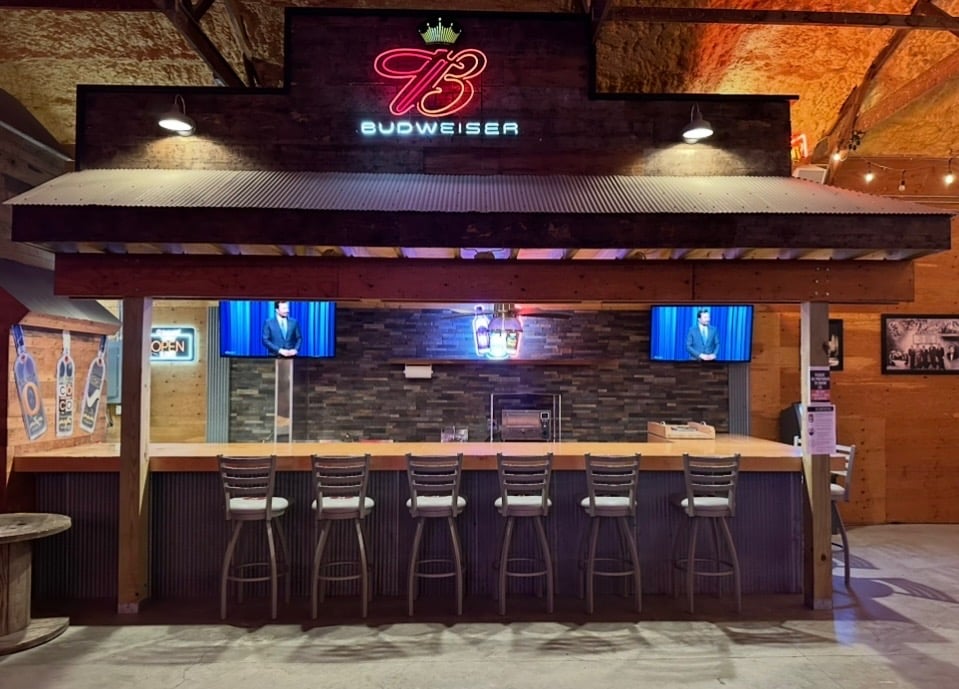Bar seating area